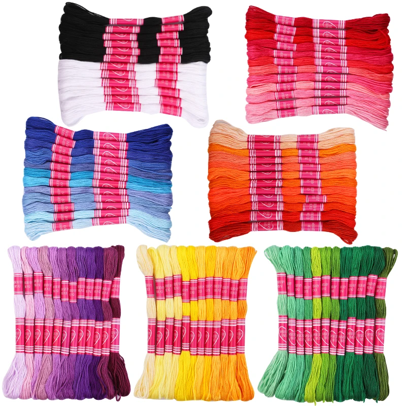 Nonvor 12Pcs/Bag 8M Multicolor Cross Stitch Gradient Embroidery Thread Floss Kit Sewing Skeins Craft DIY Sewing Accessories
Nonvor 12Pcs/Bag 8M Multicolor Cross Stitch Gradient Embroidery Thread Floss Kit Sewing Skeins Craft DIY Sewing Accessories