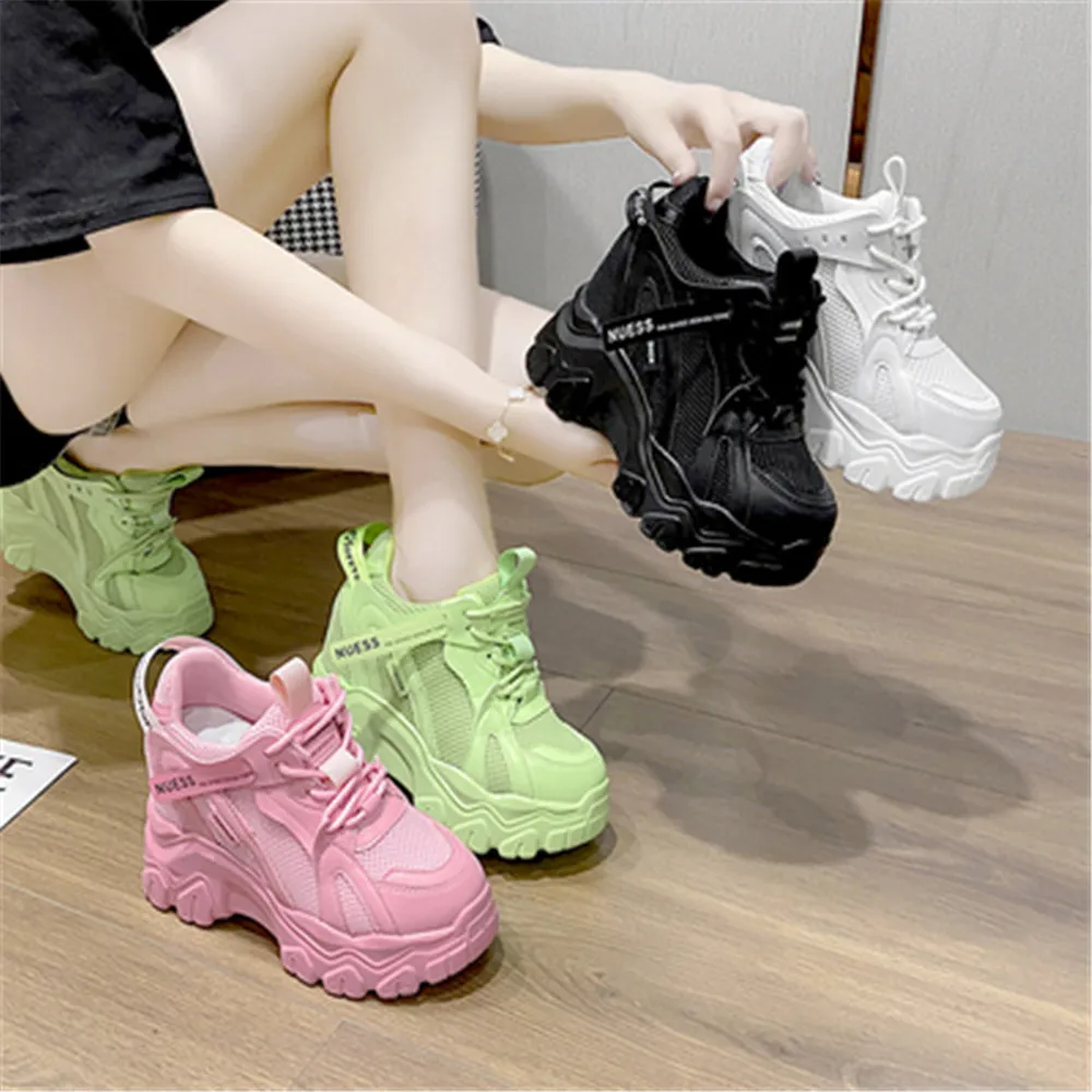 New Black Dad Chunky Sneakers Casual Vulcanized Shoes Woman High Platform Sneakers Lace Up White Sneakers Women 2022
New Black Dad Chunky Sneakers Casual Vulcanized Shoes Woman High Platform Sneakers Lace Up White Sneakers Women 2022