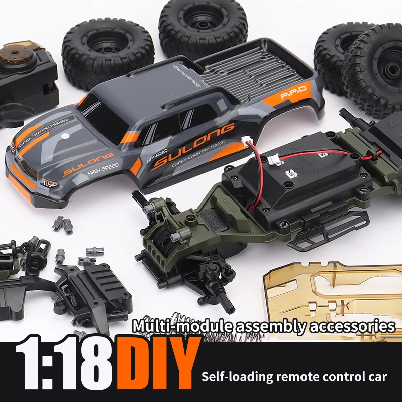 1:18 RC CAR DIY Assembly Stem Building Kit Toy Stunt Vehicle Off Road Climbing Simulation Model Car Electronic Gift for Kids Boy
1:18 RC CAR DIY Assembly Stem Building Kit Toy Stunt Vehicle Off Road Climbing Simulation Model Car Electronic Gift for Kids Boy