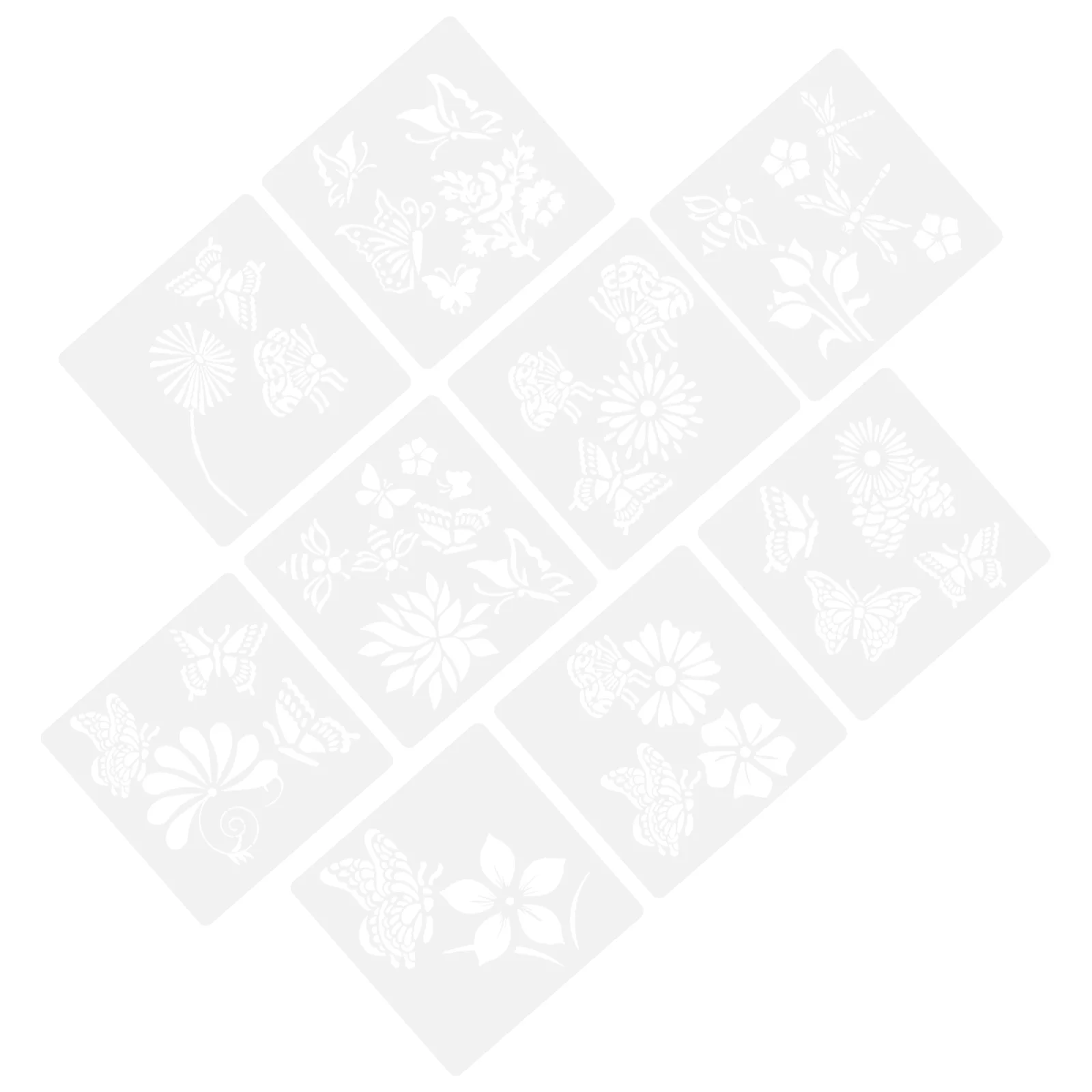 9 Pcs Stencils Kids Butterfly Drawing Template DIY Small Wall Hollow-out Painting Craft White Wood Child
9 Pcs Stencils Kids Butterfly Drawing Template DIY Small Wall Hollow-out Painting Craft White Wood Child