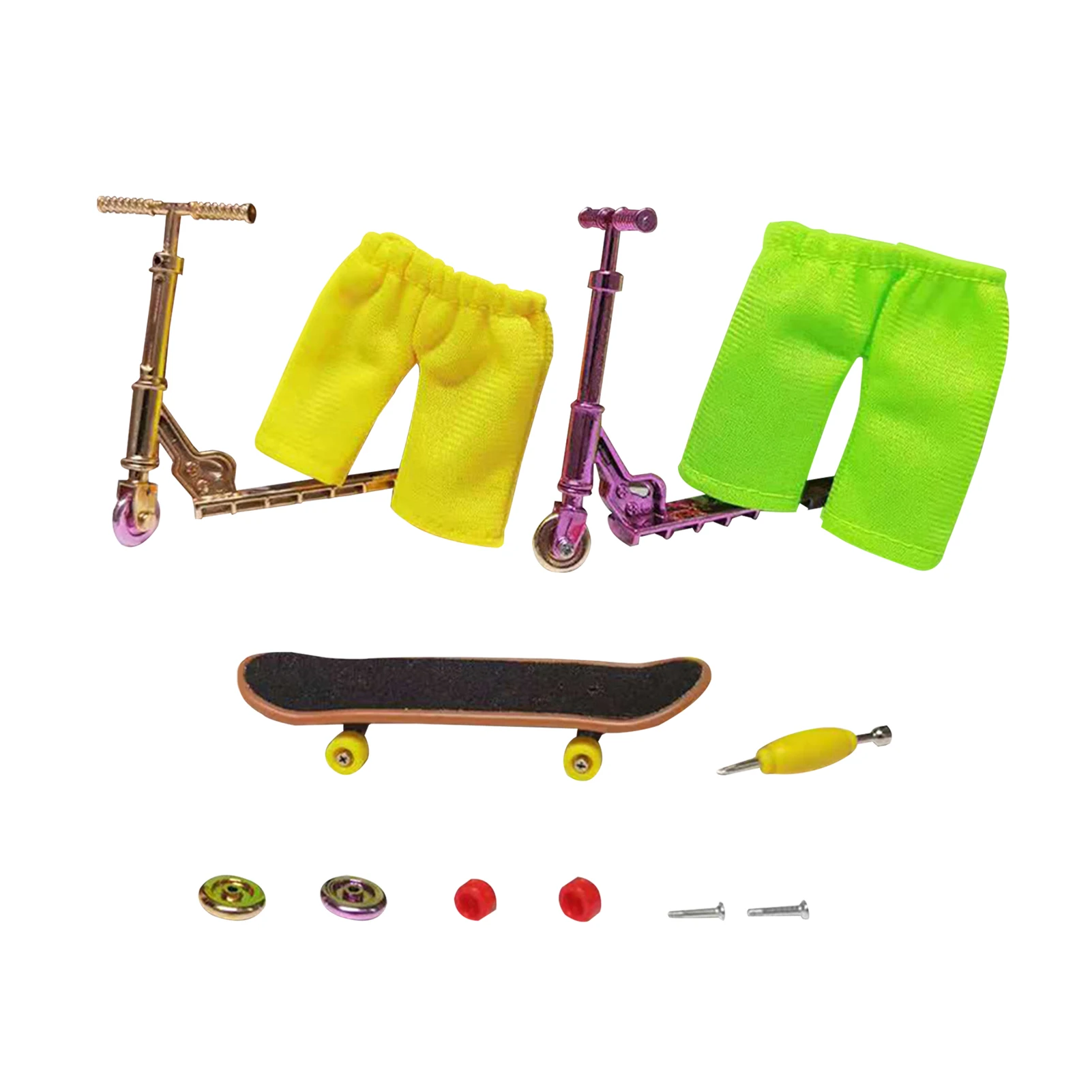 With Tool Mini Skateboard Set Exquisite Funny Alloy Accessories Party Favor Pants Scooter Finger Toy Educational For Kids Gift
With Tool Mini Skateboard Set Exquisite Funny Alloy Accessories Party Favor Pants Scooter Finger Toy Educational For Kids Gift