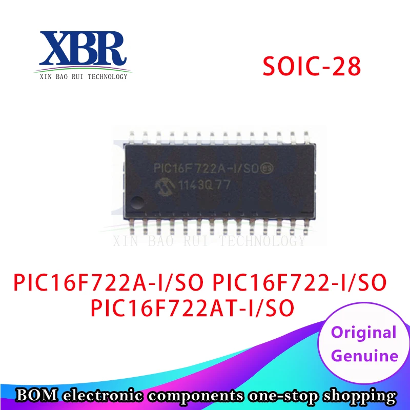 5 Pieces PIC16F722A-I/SO PIC16F722-I/SO PIC16F722AT-I/SO SOIC-28 Microcontroller New Original 100% Quality
5 Pieces PIC16F722A-I/SO PIC16F722-I/SO PIC16F722AT-I/SO SOIC-28 Microcontroller New Original 100% Quality