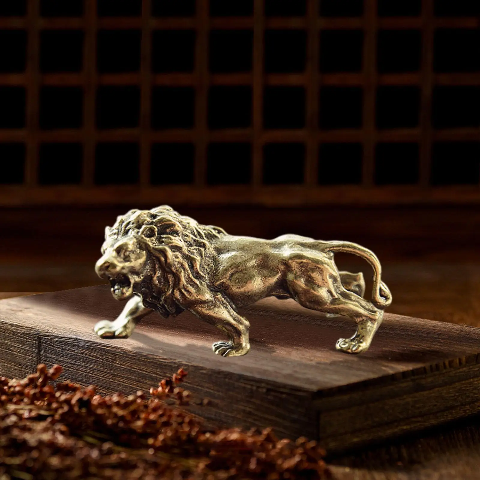 Lion Statue Copper Mini Small Retro Keychain Pendants Animal Statue Collectible Figurine for Desktop Bar Study Room Shelf Decor
Lion Statue Copper Mini Small Retro Keychain Pendants Animal Statue Collectible Figurine for Desktop Bar Study Room Shelf Decor