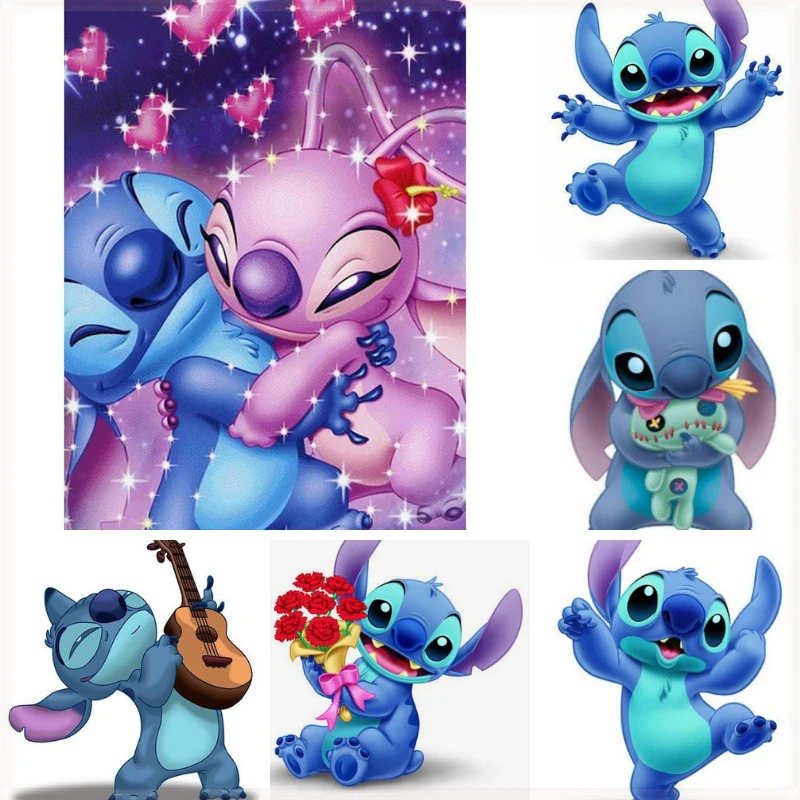 DIY Cartoon Disney Diamond Painting Stitch Lilo Stitch Character Angel Boojiboo Home Decor Picture Kid Gift Novelties
DIY Cartoon Disney Diamond Painting Stitch Lilo Stitch Character Angel Boojiboo Home Decor Picture Kid Gift Novelties