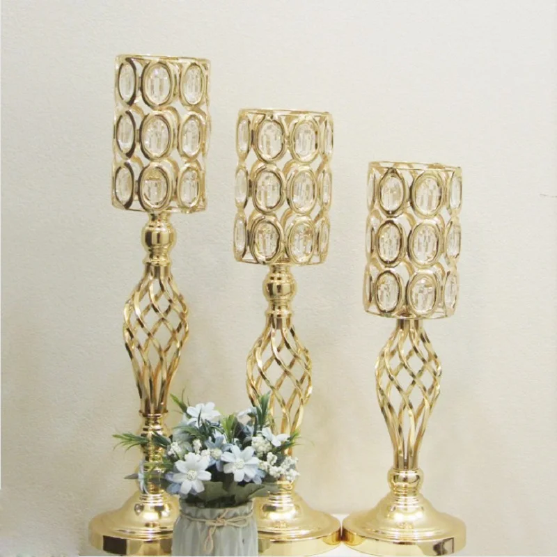 10PCS/LOT Metal Gold Candle Holders Road Lead Table Centerpiece Stand Pillar Candlestick For Wedding Candelabra
10PCS/LOT Metal Gold Candle Holders Road Lead Table Centerpiece Stand Pillar Candlestick For Wedding Candelabra