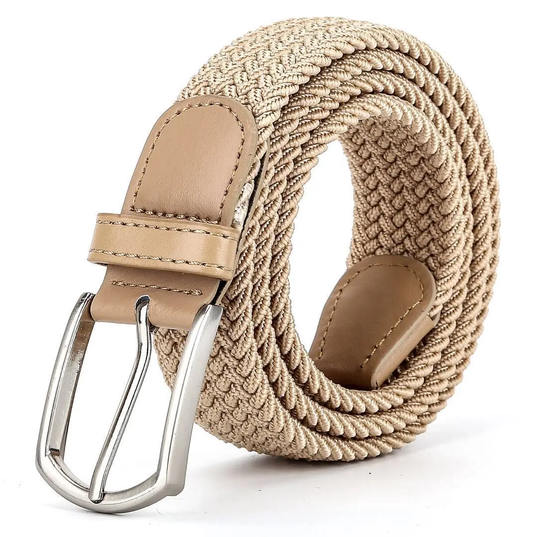 New Elastic Braided Belt Casual Canvas Elastic Belt Korean Style Versatile Pin Buckle Belt Designer Belts Women High Quality
New Elastic Braided Belt Casual Canvas Elastic Belt Korean Style Versatile Pin Buckle Belt Designer Belts Women High Quality