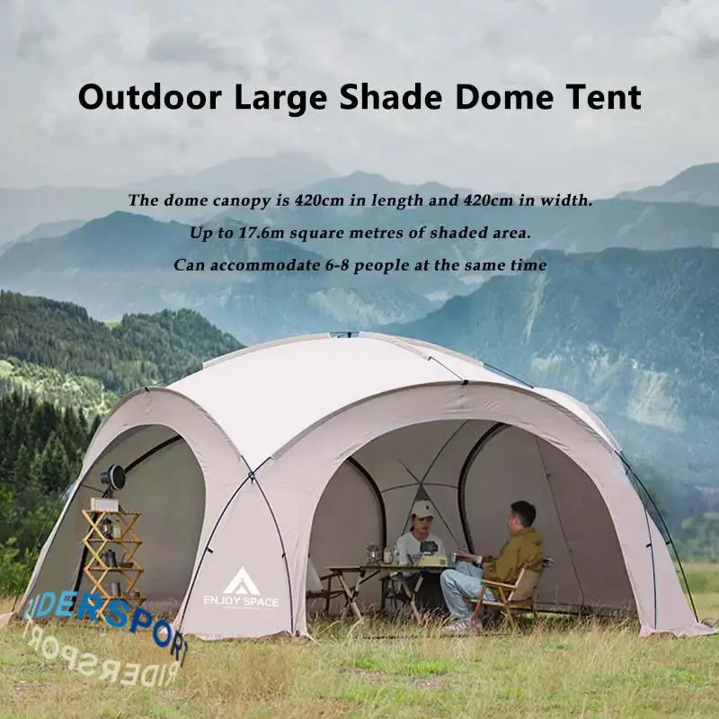 New 8-10 People Round Dome Tent Large Outdoor Luxury Camping Tent Family Travel Picnic Park Shade Fishing Tent
New 8-10 People Round Dome Tent Large Outdoor Luxury Camping Tent Family Travel Picnic Park Shade Fishing Tent