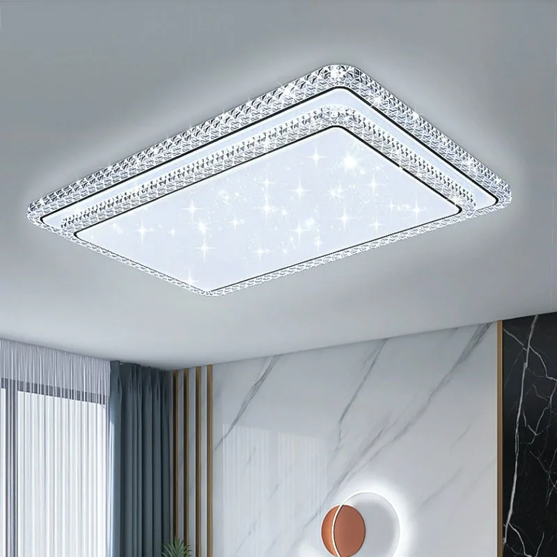 Crystal Acrylic LED Ceiling Light Modern Living Room Chandelie Kitchen Home Round Lustre Square Decoration Remote Control Lamps
Crystal Acrylic LED Ceiling Light Modern Living Room Chandelie Kitchen Home Round Lustre Square Decoration Remote Control Lamps
