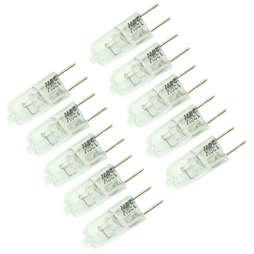 10pcs 120V 20W G8 Pin Heat Resistant Home Office Tungsten Lamp Indoor High Brightness Halogen Bulb Hotel Lighting Transparent
10pcs 120V 20W G8 Pin Heat Resistant Home Office Tungsten Lamp Indoor High Brightness Halogen Bulb Hotel Lighting Transparent