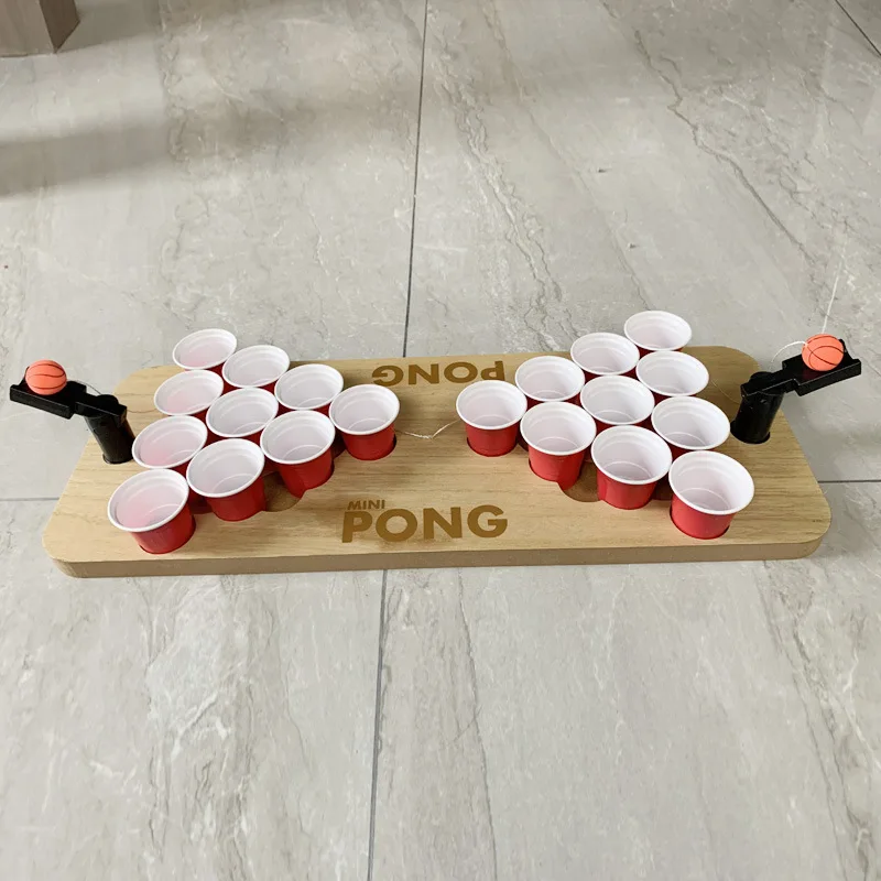 Beer Pong Board Games For The Whole Family Catapult MDF Entertainment Funny Toy Alcohol Game With 20 Cups 2 Emitters Party Bar
Beer Pong Board Games For The Whole Family Catapult MDF Entertainment Funny Toy Alcohol Game With 20 Cups 2 Emitters Party Bar