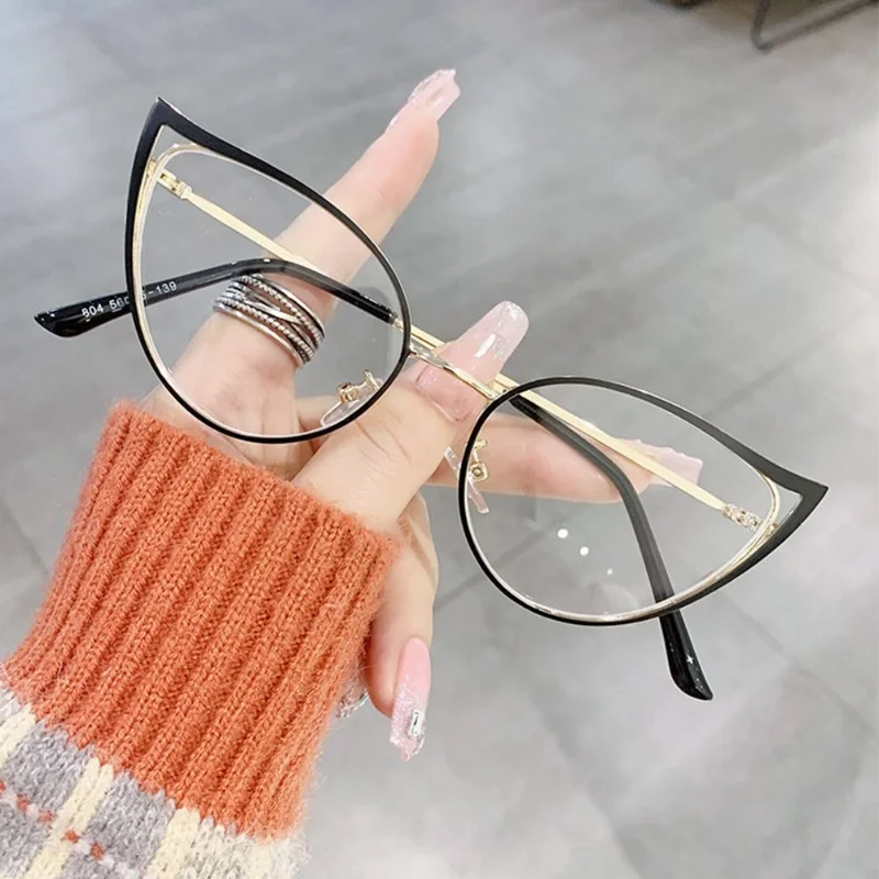 Cat Eye Anti Blue Light Glasses Women Men Brand Designer Oversized Metal Frame Optical Computer Reading Eyeglasses Spectacle
Cat Eye Anti Blue Light Glasses Women Men Brand Designer Oversized Metal Frame Optical Computer Reading Eyeglasses Spectacle