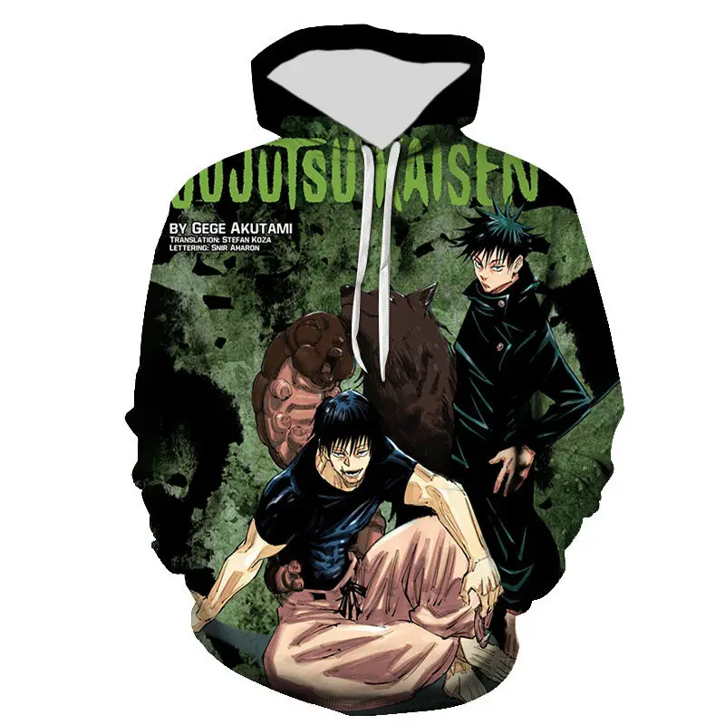 Hoodies Casual Jujutsu Kaisen Fashion Men Women Children 3D Printed Sweatshirt Streetwear Boy Girl Kids Cool Pullover Tops
Hoodies Casual Jujutsu Kaisen Fashion Men Women Children 3D Printed Sweatshirt Streetwear Boy Girl Kids Cool Pullover Tops