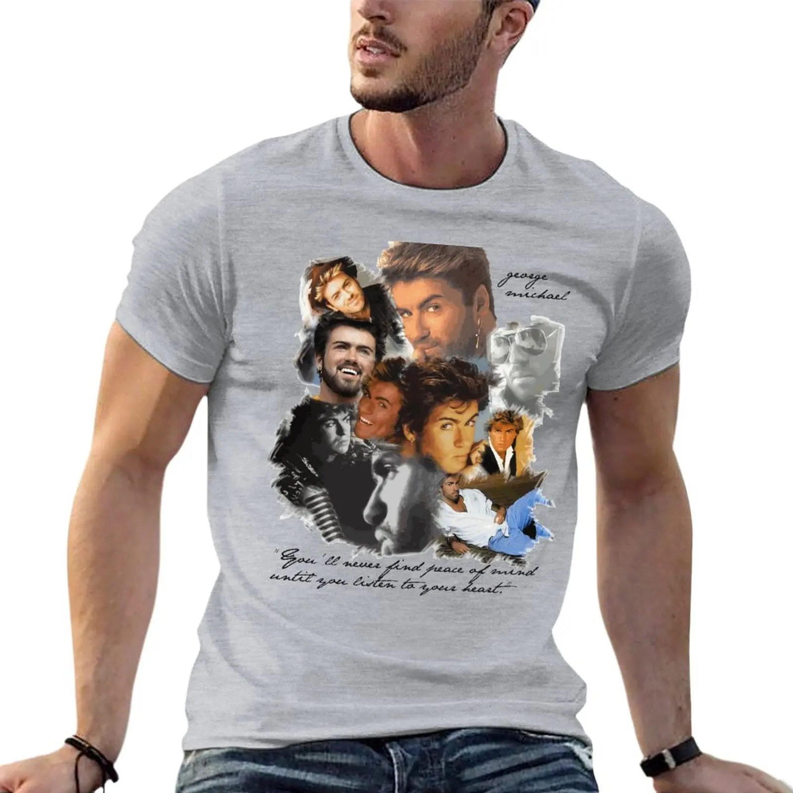 Футболка George Michael - Choose Life Music, брендовая мужская одежда большого размера, футболка с коротким рукавом в уличном стиле
Футболка George Michael - Choose Life Music, брендовая мужская одежда большого размера, футболка с коротким рукавом в уличном стиле