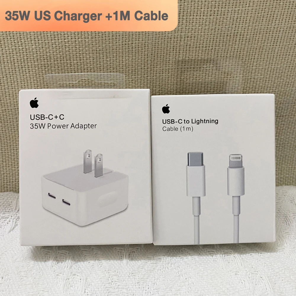 Оригинальный адаптер питания для iphone 13, 14, mini Pro Max, Type-C, 35 Вт, быстрое зарядное устройство для Apple, кабель для iPhone 8 Plus, XS, 11, 12
Оригинальный адаптер питания для iphone 13, 14, mini Pro Max, Type-C, 35 Вт, быстрое зарядное устройство для Apple, кабель для iPhone 8 Plus, XS, 11, 12