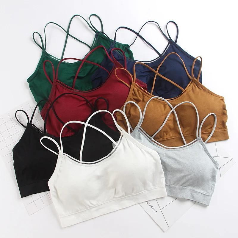 New Seamless Strap Tube Top Sports Bra Beauty Back Wrap Chest Parachute Sports Vest No Steel Ring Women With Chest Pad 
New Seamless Strap Tube Top Sports Bra Beauty Back Wrap Chest Parachute Sports Vest No Steel Ring Women With Chest Pad