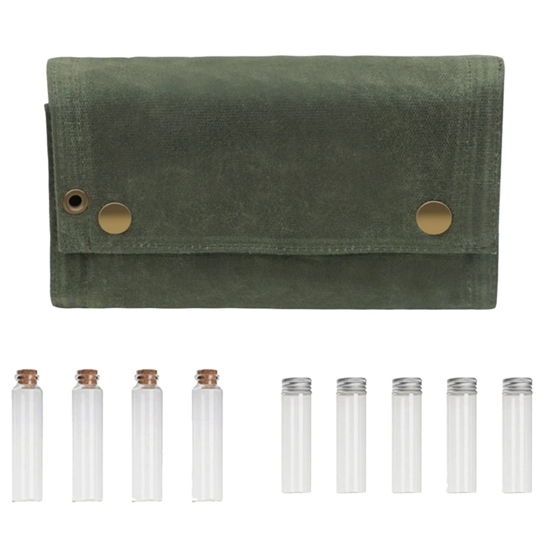 Outdoor Camping Spice Bottles Bags Set Portable Picnic Seasoning Bottles Storage Bag Condiment Cruet Holder Canvas
Outdoor Camping Spice Bottles Bags Set Portable Picnic Seasoning Bottles Storage Bag Condiment Cruet Holder Canvas