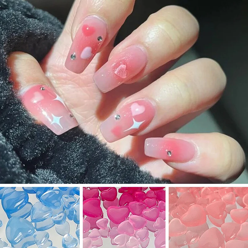 100pcs UV Light Change Color Hearts Nail Art Decorations Light Sensitive Clear Flatback Love Heart Nail Charms Nagel Accessoires
100pcs UV Light Change Color Hearts Nail Art Decorations Light Sensitive Clear Flatback Love Heart Nail Charms Nagel Accessoires