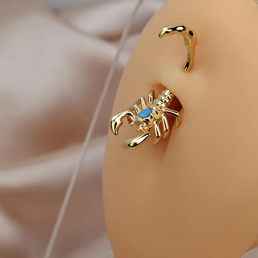 1Pcs Simple Piercing Belly Button Buckle Rings Fashion Animal Scorpion Shape Piercing Navel Rings Punk Body Jewelry Accessories
1Pcs Simple Piercing Belly Button Buckle Rings Fashion Animal Scorpion Shape Piercing Navel Rings Punk Body Jewelry Accessories
