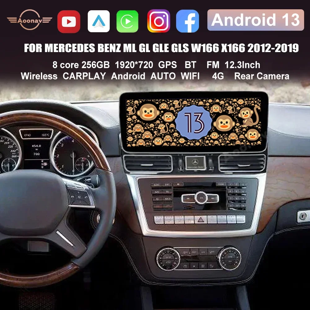 256 ГБ Snapdragon 662 Android 13 автомобильное радио для Mercedes BENZ ML GL GLE GLS W166 X166 2012 2013 2014 2015-2019 мультимедийный плеер
256 ГБ Snapdragon 662 Android 13 автомобильное радио для Mercedes BENZ ML GL GLE GLS W166 X166 2012 2013 2014 2015-2019 мультимедийный плеер