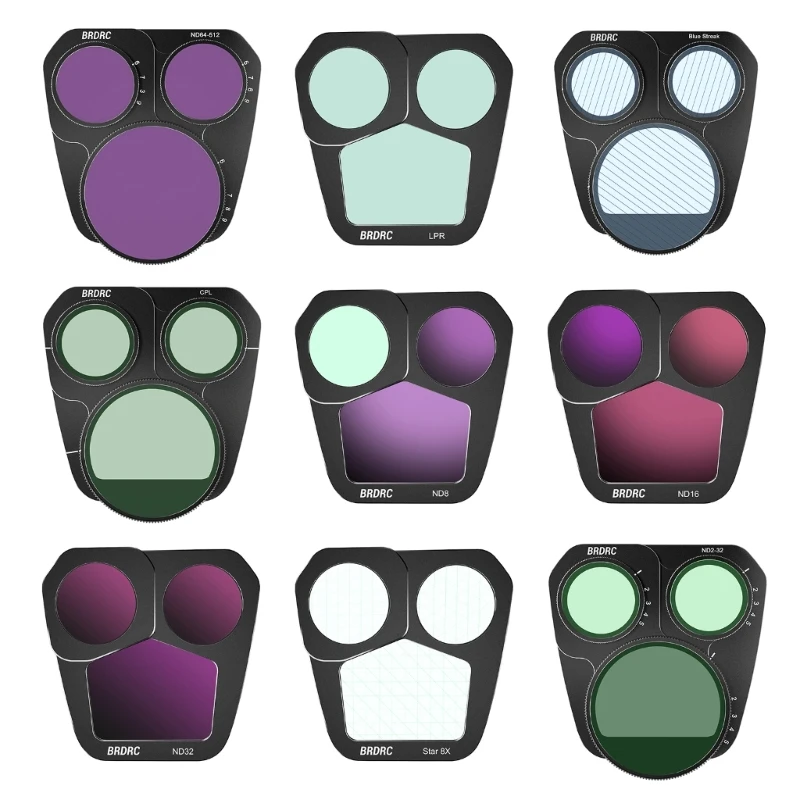 Camera Filters Set ND8 ND16 ND32 CPL Gradient-Filters Protective Lens Accessory Compatible for mavic 3 Durable
Camera Filters Set ND8 ND16 ND32 CPL Gradient-Filters Protective Lens Accessory Compatible for mavic 3 Durable