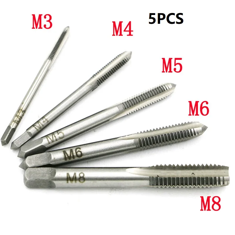 Bit Ball Bearing Home Power Screw Thread Tap Drill Steel Tool M3/M4/M5/M6/M8 5Pcs/Set Hand Set 5 Kinds 3mm*46mm
Bit Ball Bearing Home Power Screw Thread Tap Drill Steel Tool M3/M4/M5/M6/M8 5Pcs/Set Hand Set 5 Kinds 3mm*46mm
