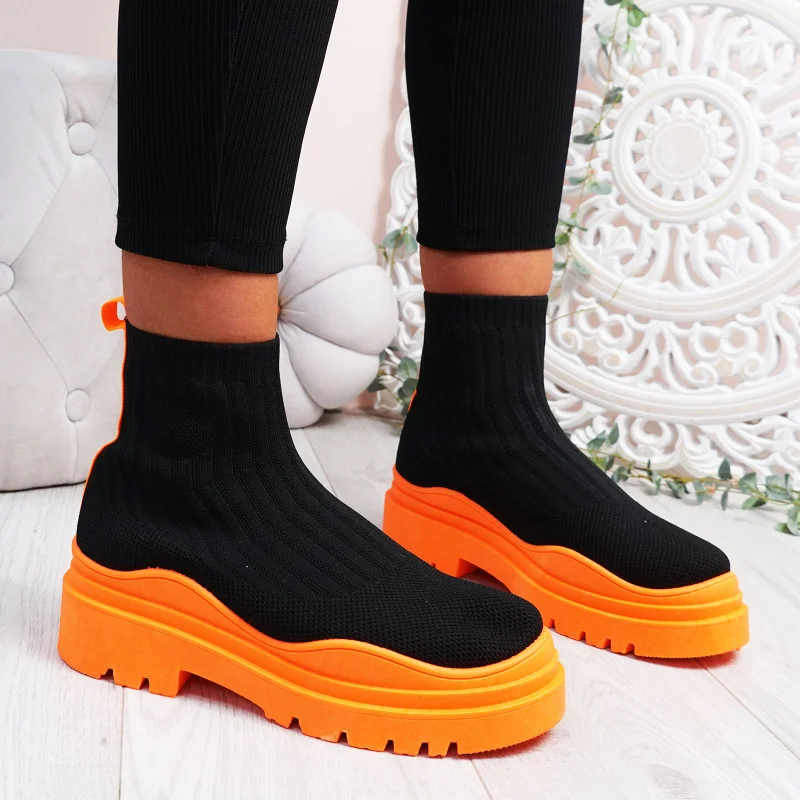 Women's Short Boots and Ankle Shoes 2022 New All-match Women's Thick Elastic Knitted Comfortable Socks Thick-soled Boots Women
Women's Short Boots and Ankle Shoes 2022 New All-match Women's Thick Elastic Knitted Comfortable Socks Thick-soled Boots Women