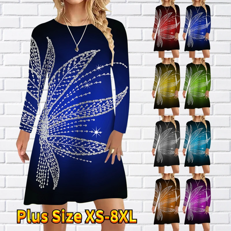 Autumn Winter Women's Daily Vintage Dress Fashion Casual Long Sleeve Skirt Round Neck MIDI Skirt New Design Printed Slim Skirt
Autumn Winter Women's Daily Vintage Dress Fashion Casual Long Sleeve Skirt Round Neck MIDI Skirt New Design Printed Slim Skirt
