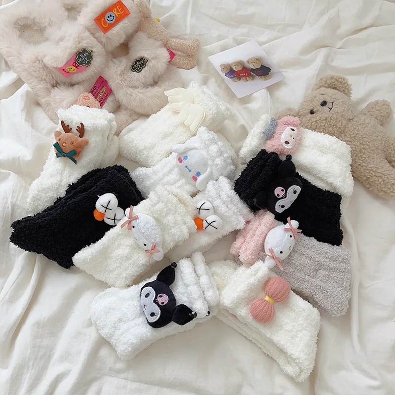 Sanrio Melody Kuromi Cinnamoroll милое пианино милые плюшевые носки Kawaii пушистые мягкие шерстяные носки сохраняют тепло Детский Рождественский подарок
Sanrio Melody Kuromi Cinnamoroll милое пианино милые плюшевые носки Kawaii пушистые мягкие шерстяные носки сохраняют тепло Детский Рождественский подарок