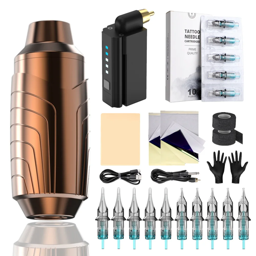 Mini Rocket Professional Tattoo Machine Kit Tattoo Rotary Pen Set Tattoo Permanent Makeup LCD Power Supply for Tattoo Artist
Mini Rocket Professional Tattoo Machine Kit Tattoo Rotary Pen Set Tattoo Permanent Makeup LCD Power Supply for Tattoo Artist