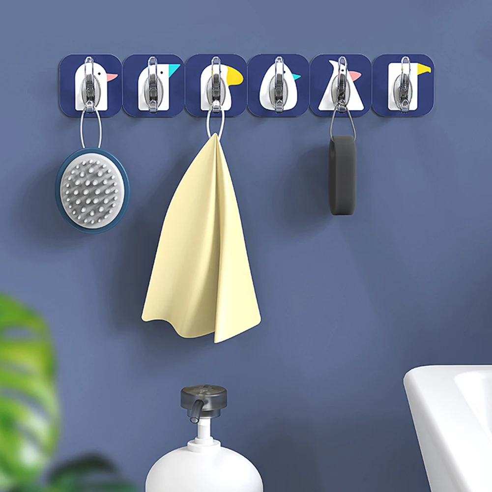 Punch-Free Non-Marking Hook Transparent Cartoon Household Clothes Storage Rack Kitchen Bathroom Adhesive Hook
Punch-Free Non-Marking Hook Transparent Cartoon Household Clothes Storage Rack Kitchen Bathroom Adhesive Hook