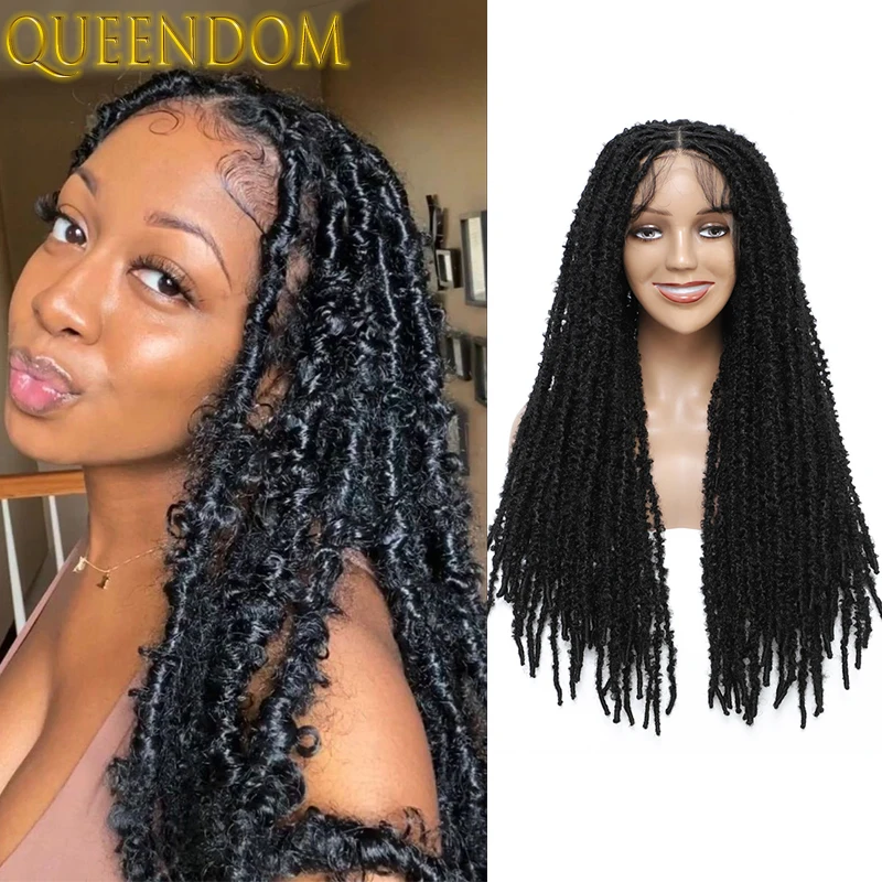 26 Inch Goddess Locs Lace Front Wig Faux Locs Lace Frontal with Baby Hair Synthetic Dread Locks Braids Lace Wigs for Black Women
26 Inch Goddess Locs Lace Front Wig Faux Locs Lace Frontal with Baby Hair Synthetic Dread Locks Braids Lace Wigs for Black Women