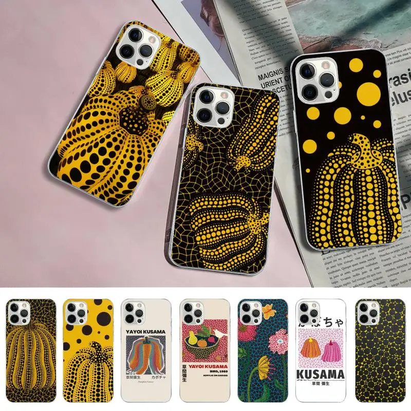 MaiYaCa Yayoi Kusama Pumpkin Phone Case for iPhone 11 12 13 Mini Pro Max 8 7 6 6S Plus X 5 SE 2020 XR XS Case shell
MaiYaCa Yayoi Kusama Pumpkin Phone Case for iPhone 11 12 13 Mini Pro Max 8 7 6 6S Plus X 5 SE 2020 XR XS Case shell
