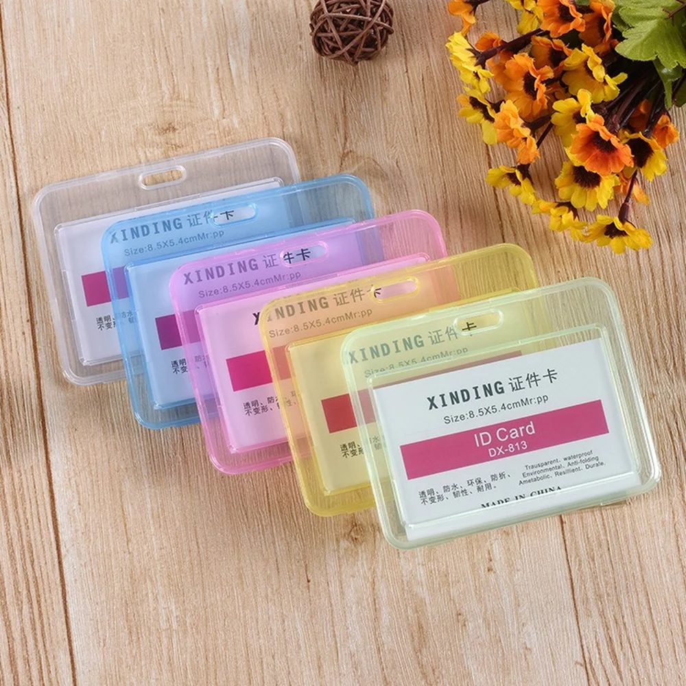 Transparent ID Holders Badge Card Credit Bank Bear Protective Cover Bus Protection Keychain Business Supplies
Transparent ID Holders Badge Card Credit Bank Bear Protective Cover Bus Protection Keychain Business Supplies