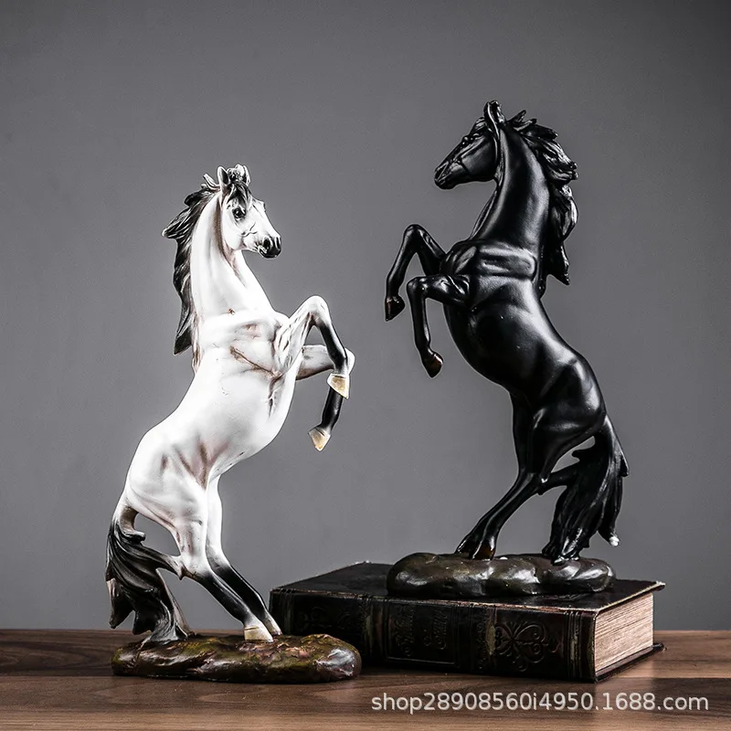 European Style Ornaments Home Ornament Housewarming Opening-up Gifts Ornament Steed Living Room New Accessories Resin
European Style Ornaments Home Ornament Housewarming Opening-up Gifts Ornament Steed Living Room New Accessories Resin