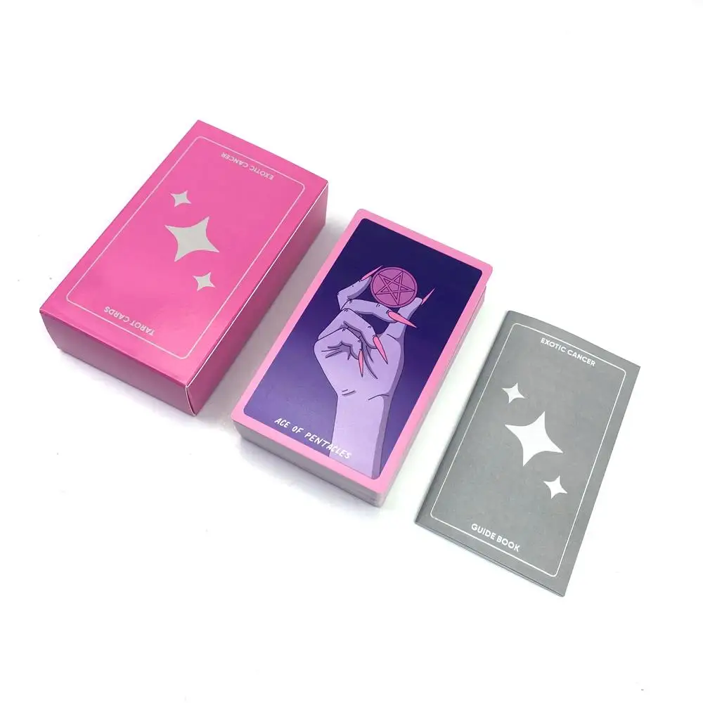 Large Size Brand New 12 * 7cm Mysterious Tarot with Guidebook Multiplayer Entertainment Game Divination Gift Fun Game
Large Size Brand New 12 * 7cm Mysterious Tarot with Guidebook Multiplayer Entertainment Game Divination Gift Fun Game