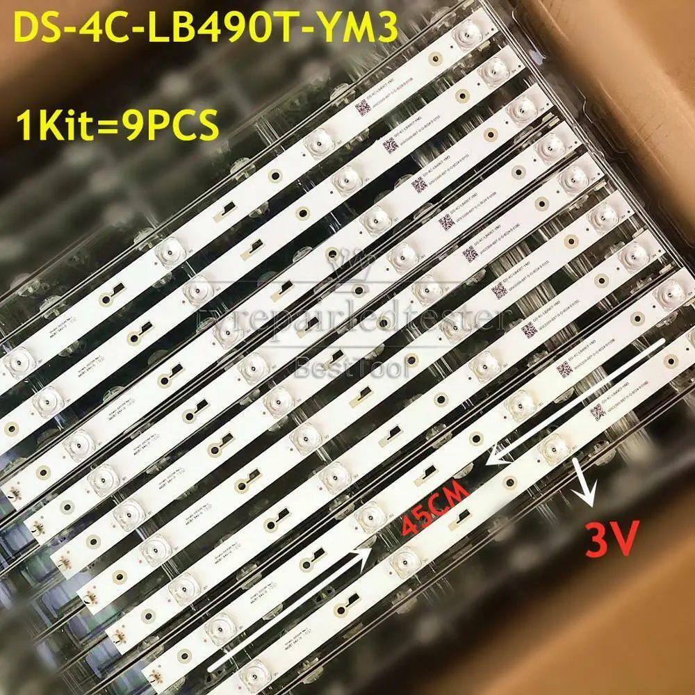 LED Strips for TCL_ODM_49D1800 DS-4C-LB490T-YM3 TCL49D04-ZC23AG-05 Hitachi 49R80
LED Strips for TCL_ODM_49D1800 DS-4C-LB490T-YM3 TCL49D04-ZC23AG-05 Hitachi 49R80