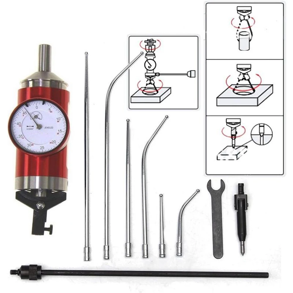 Accuracy Centering Indicator Gauge 0-3mm/0.12in 0.01mm/0.0004in 100/4 200/8 300/12 Center Lever Meter Positioning
Accuracy Centering Indicator Gauge 0-3mm/0.12in 0.01mm/0.0004in 100/4 200/8 300/12 Center Lever Meter Positioning