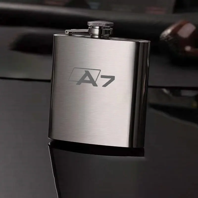 Portable 304 Stainless Steel Hip Flask For Audi A7 A3 A4 A5 A6 A8 Q3 Q5 Q7 Q8 Laser Customized Auto Logo Flagon Car Accessories
Portable 304 Stainless Steel Hip Flask For Audi A7 A3 A4 A5 A6 A8 Q3 Q5 Q7 Q8 Laser Customized Auto Logo Flagon Car Accessories