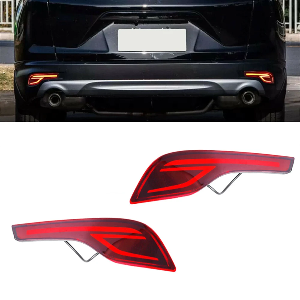 Car Flashing LED Rear Bumper Reflector Lamp Tail Brake Light Fog Lamp Fit For Honda CRV CR-V 2017-2021
Car Flashing LED Rear Bumper Reflector Lamp Tail Brake Light Fog Lamp Fit For Honda CRV CR-V 2017-2021