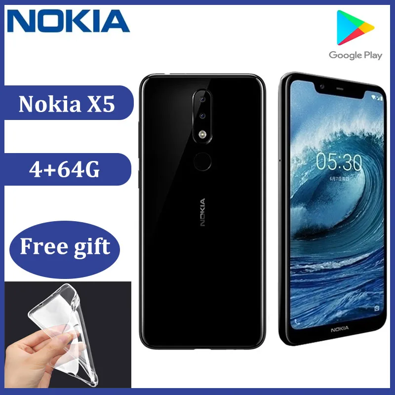 Nokia X5 Smartphone Photo Mobile Android Nokia 5.1 Plus Global Older Machine LTE Version Fingerprint 4GB 64GB blue
Nokia X5 Smartphone Photo Mobile Android Nokia 5.1 Plus Global Older Machine LTE Version Fingerprint 4GB 64GB blue