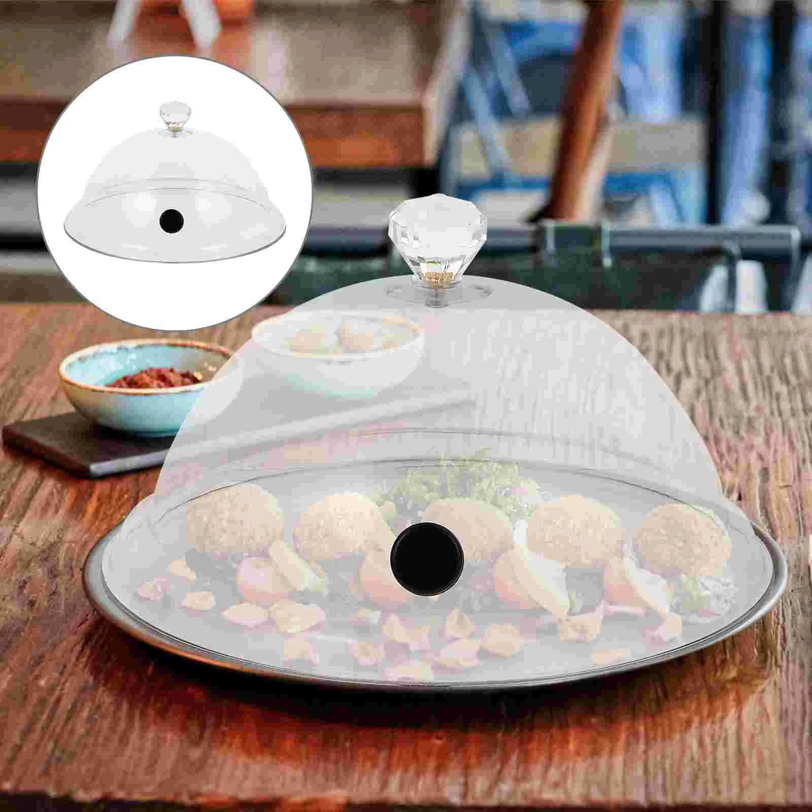 Hood Microwavable Food Protection Cover Transparent Screen Dust Grade PC Cake Smoky Dustproof Protector
Hood Microwavable Food Protection Cover Transparent Screen Dust Grade PC Cake Smoky Dustproof Protector