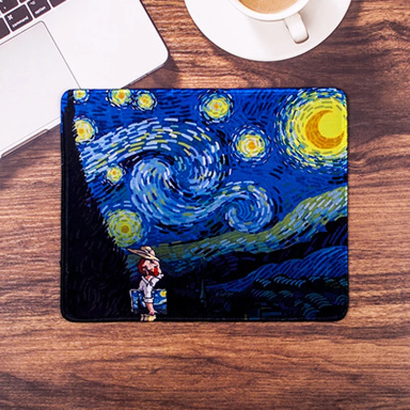 Mouse Pad Kawaii Cute Desk Mats Lovely Van Gogh Desk Pads Waterproof Office Home Conputer Keyboard Laptop Mouse Mat Antislip
Mouse Pad Kawaii Cute Desk Mats Lovely Van Gogh Desk Pads Waterproof Office Home Conputer Keyboard Laptop Mouse Mat Antislip