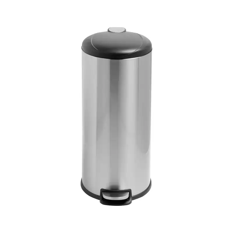 Honey Can Do 8 Gallon Trash Can, Round Step On Kitchen Trash Can, Stainless Steel
Honey Can Do 8 Gallon Trash Can, Round Step On Kitchen Trash Can, Stainless Steel
