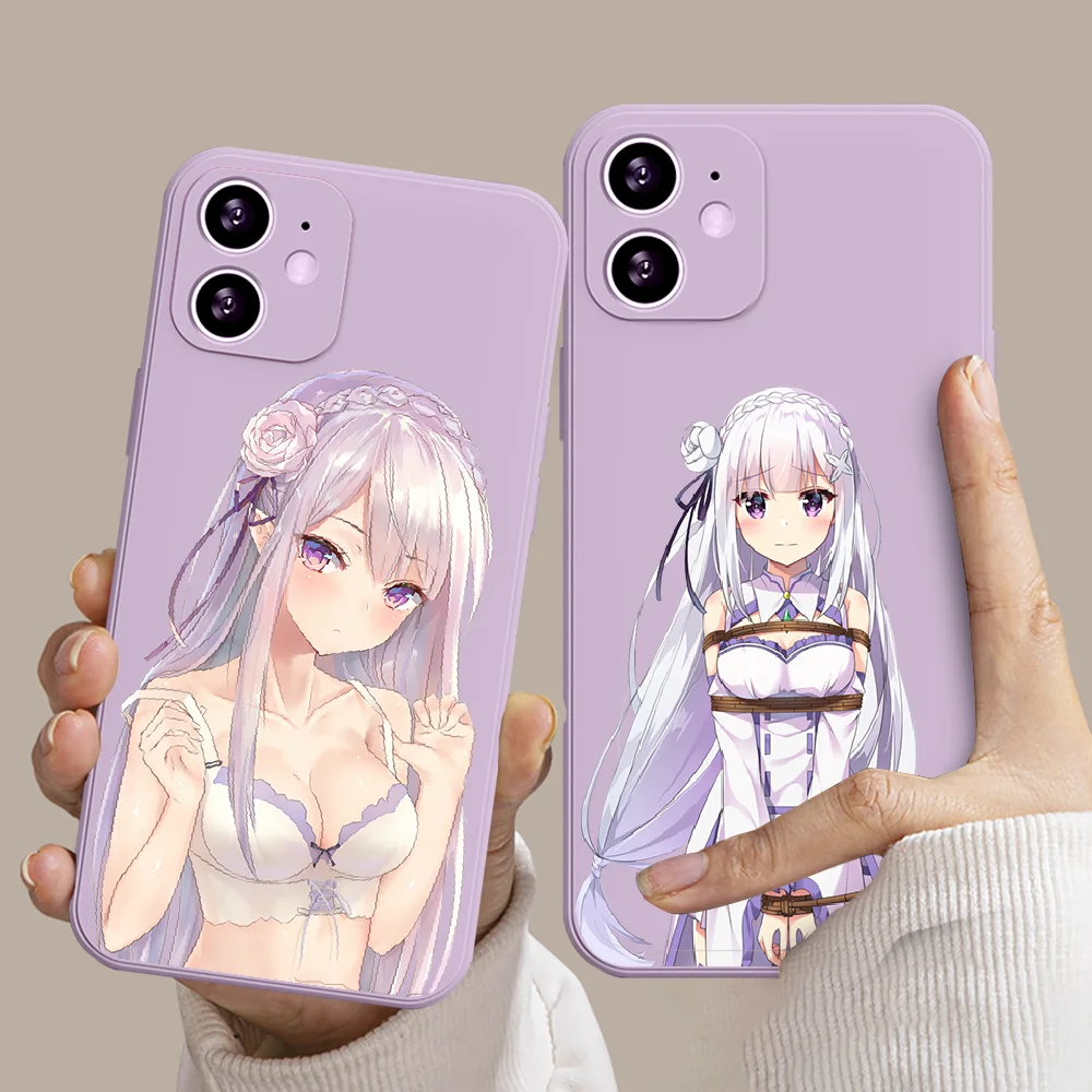 Чехол для телефона с рисунком аниме Re Zero Emilia для iphone 5 5S SE 2 6 6S 7 8 11 12 Mini Plus X XS XR Pro Max ярких цветов
Чехол для телефона с рисунком аниме Re Zero Emilia для iphone 5 5S SE 2 6 6S 7 8 11 12 Mini Plus X XS XR Pro Max ярких цветов