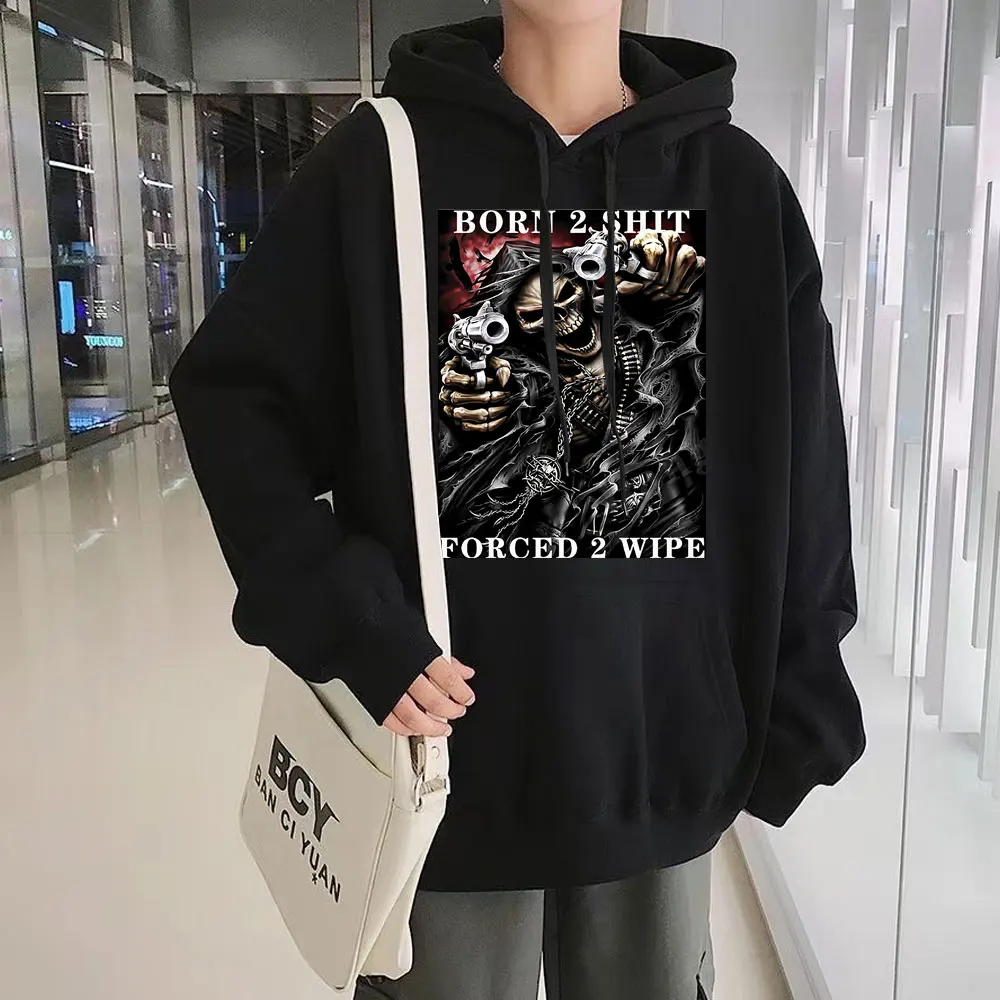 Anime Skull The Born To Shit Forced To Wipe Print Hoodie Retro Harajuku Oversized Long Sleeve Men Women Casual Hoodies Pullover
Anime Skull The Born To Shit Forced To Wipe Print Hoodie Retro Harajuku Oversized Long Sleeve Men Women Casual Hoodies Pullover