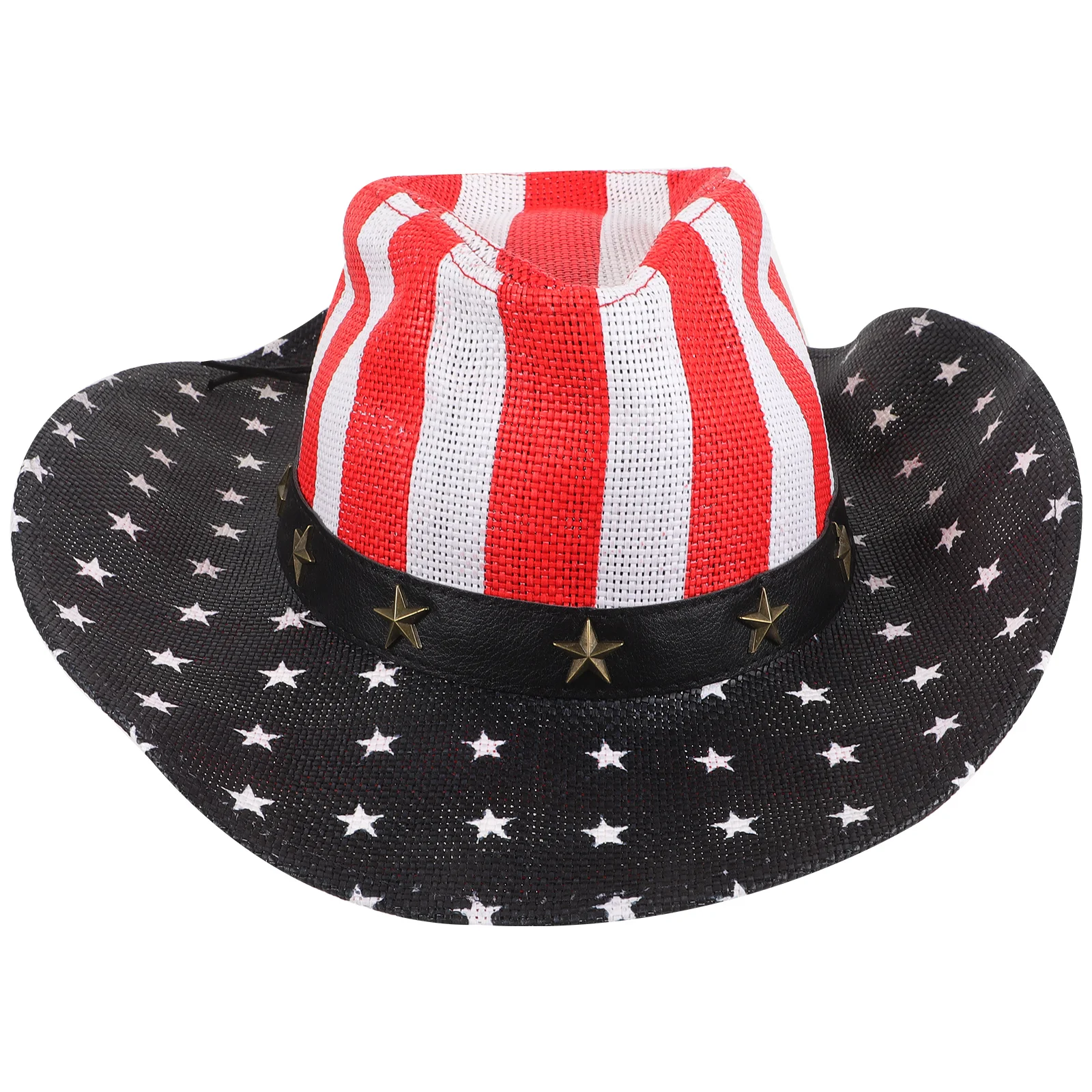 

Cowboy Hats Boys USA Cowgirl 4th July Party Supplies Patriotic Accessories Costume Women