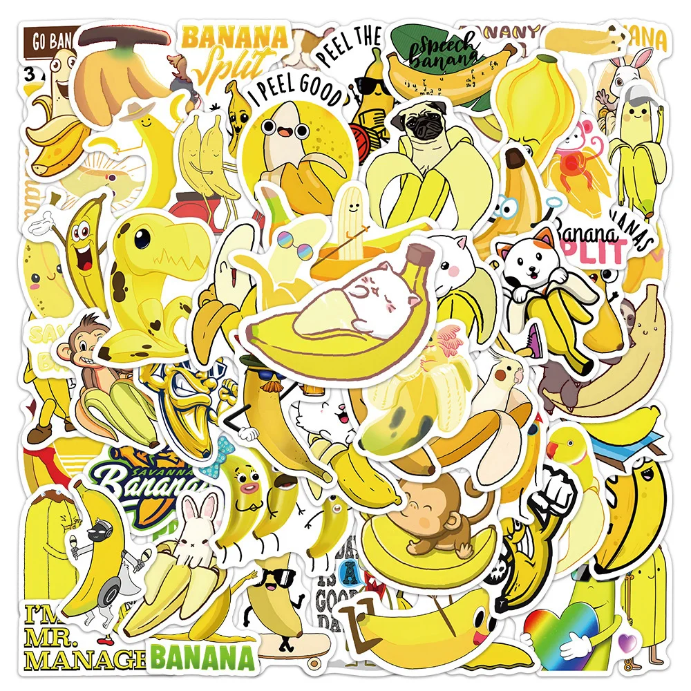 10/30/50/PCS Cartoon Cute Fruit Banana Trend Creative Graffiti Sticker Bike Skateboard Car Helmet Laptop Computer Wholesale
10/30/50/PCS Cartoon Cute Fruit Banana Trend Creative Graffiti Sticker Bike Skateboard Car Helmet Laptop Computer Wholesale