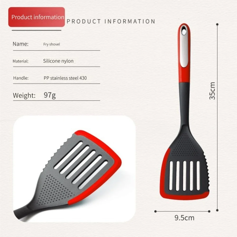 Kitchen utensils non stick pot special household spatula cooking high temperature resistant food grade soup spoon utensils set
Kitchen utensils non stick pot special household spatula cooking high temperature resistant food grade soup spoon utensils set