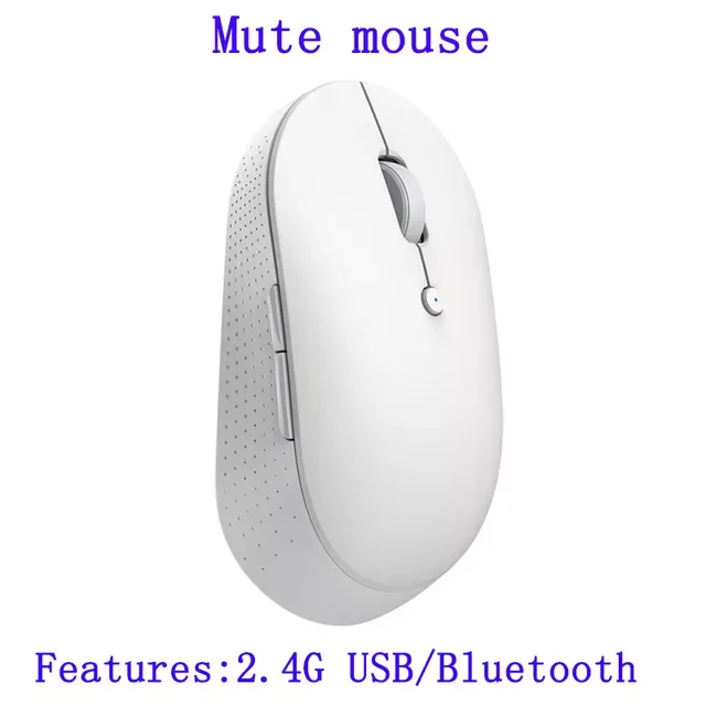 New Fashion Mi Wireless Dual-Mode Mouse Silent Ergonomic Bluetooth USB Side buttons Protable Mini Wireless Mouse for Laptop
New Fashion Mi Wireless Dual-Mode Mouse Silent Ergonomic Bluetooth USB Side buttons Protable Mini Wireless Mouse for Laptop