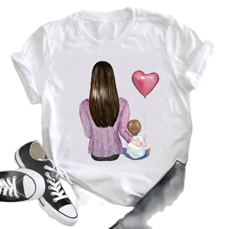 Fashion Super Mom Mother and Daughter Printed Parent-child Suit T-shirt A Family of Three Short-sleeved Top Family Large Size
Fashion Super Mom Mother and Daughter Printed Parent-child Suit T-shirt A Family of Three Short-sleeved Top Family Large Size